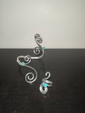 Silver blue stone